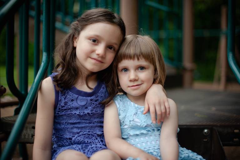 Two sisters together