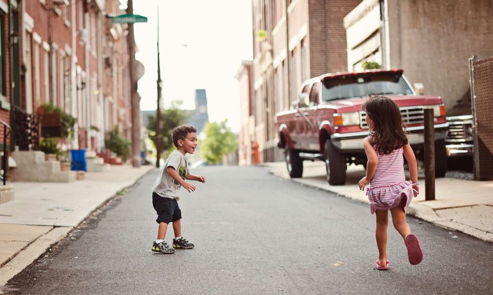 Playing on the streets of South Philadelphia